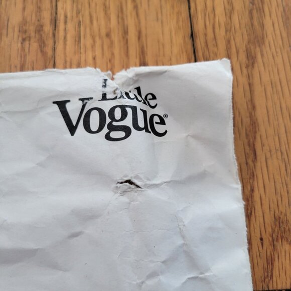 Vintage Little Vogue 1339 Girls Dress Sewing Pattern Size 7 8 10 Costume Cosplay - Picture 10 of 11